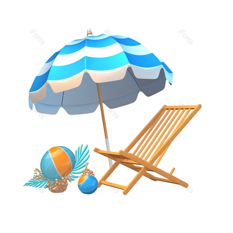 卡通图片,户外元素,夏天PNG,可爱风免抠素材